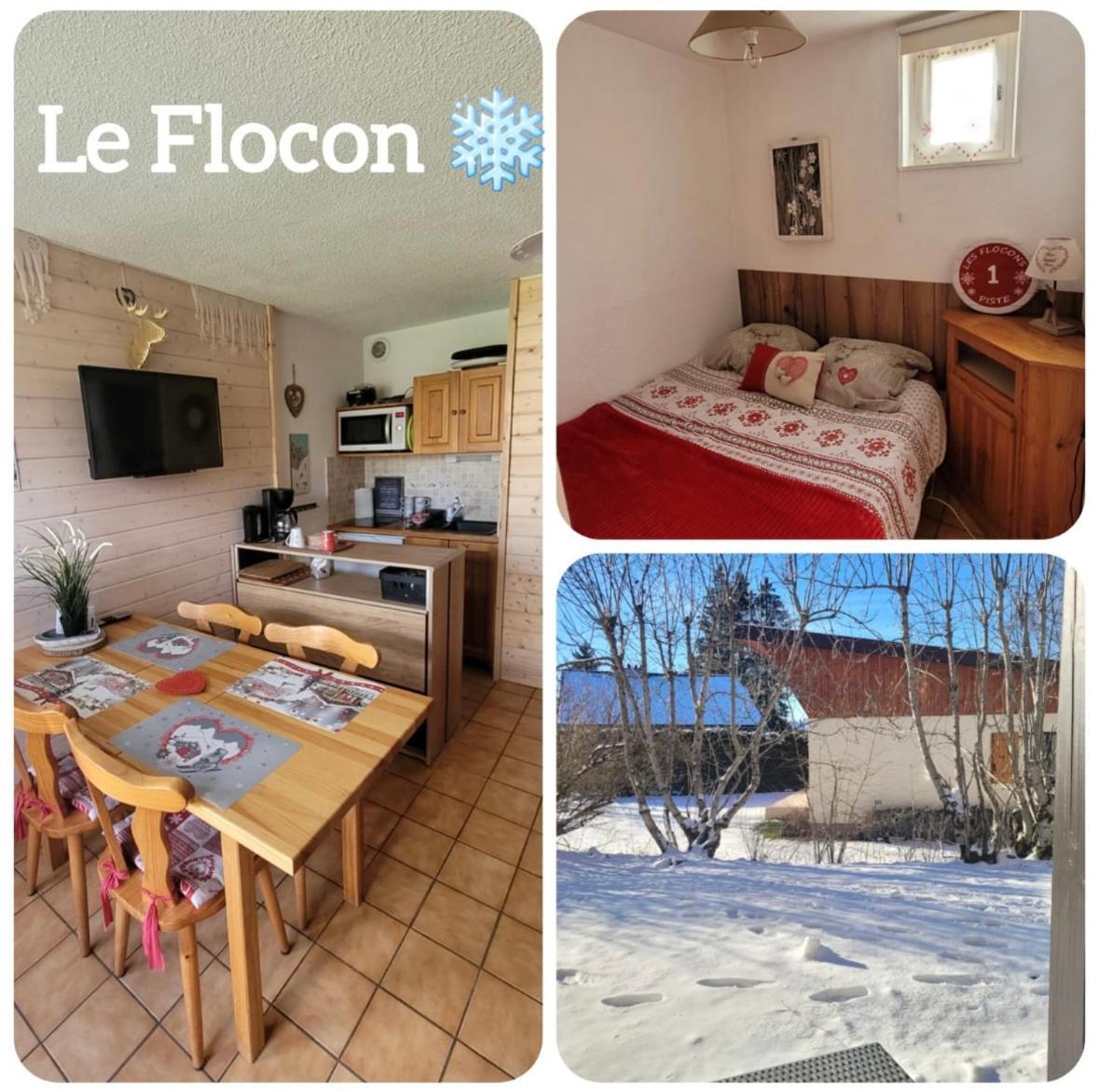 Appartement Le Flocon, Joli Petit Cocon 4 Pers En Rez De Jardin Draps Inclus 莱鲁斯 外观 照片