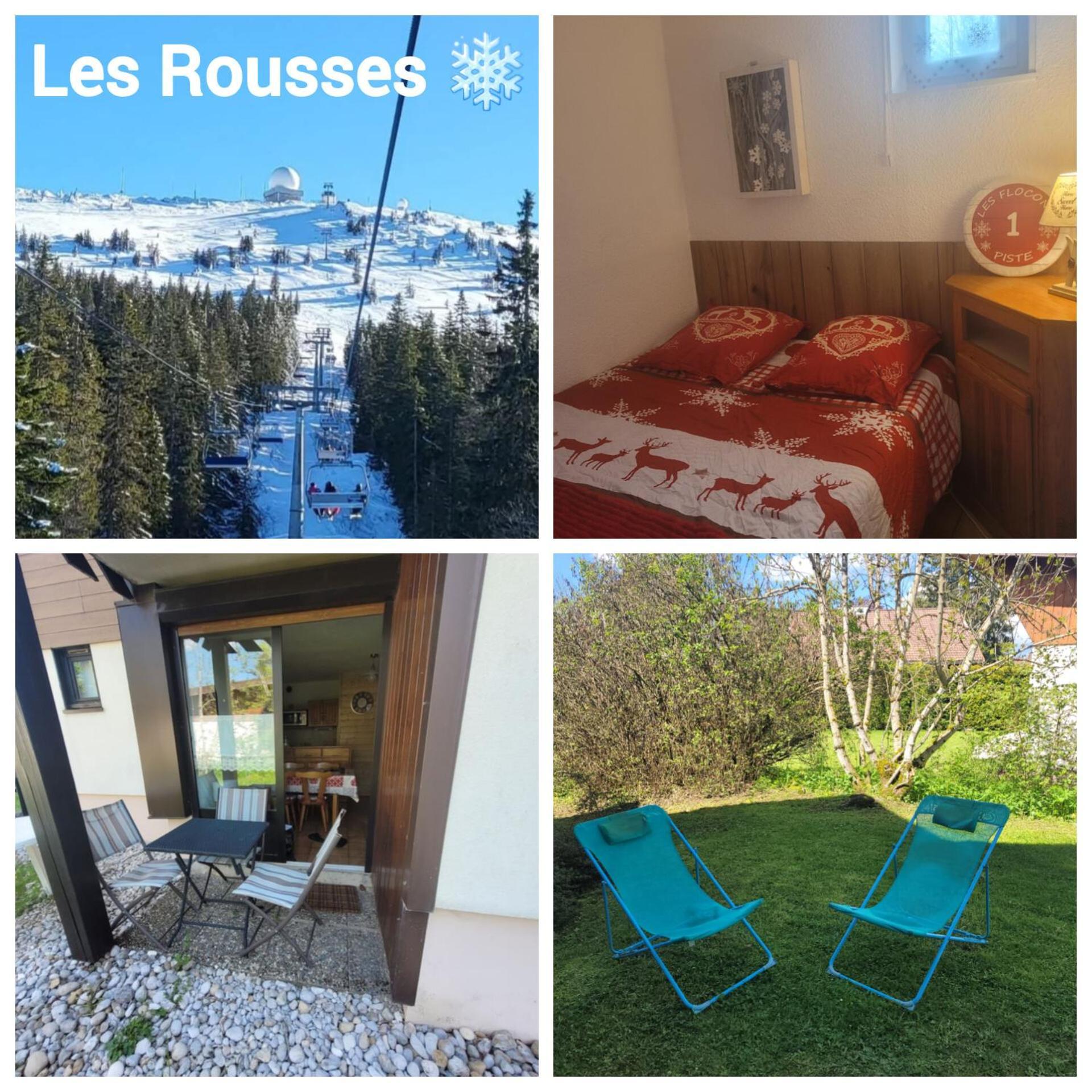 Appartement Le Flocon, Joli Petit Cocon 4 Pers En Rez De Jardin Draps Inclus 莱鲁斯 外观 照片